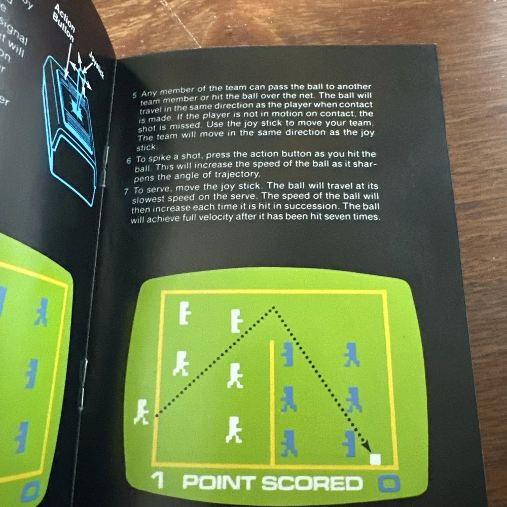 Volleyball! Magnavox Odyssey 2 1980 Complete In Box CIB Manual AA9422 Retro Game